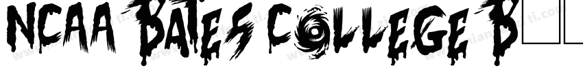 NCAA Bates College B字体转换